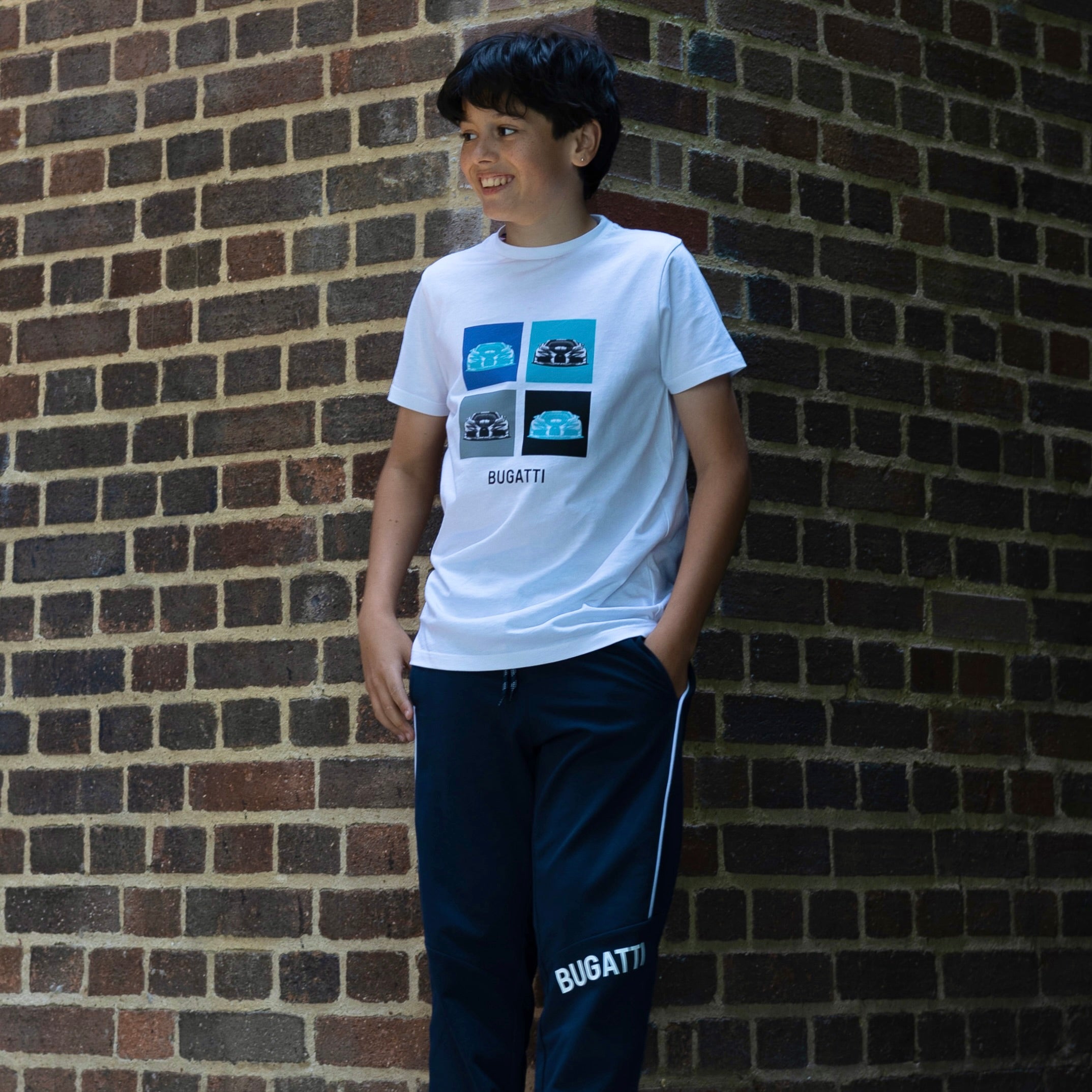 BUGATTI KIDS POP ART T-SHIRT WHITE