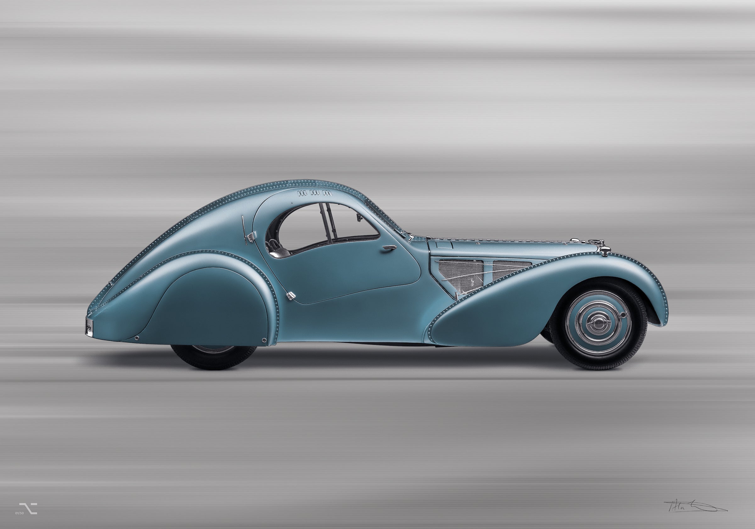 BUGATTI TYPE 57SC ATLANTIC - Side