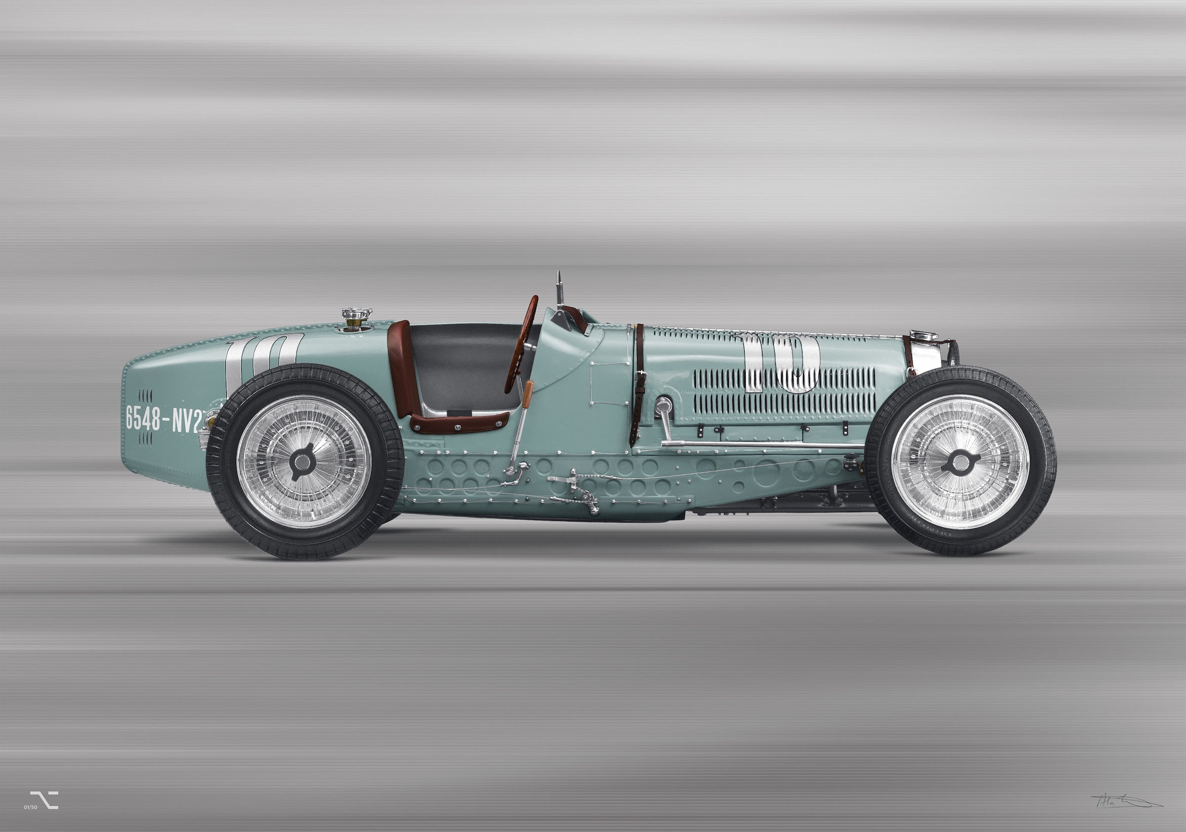 BUGATTI TYPE 59 - Side