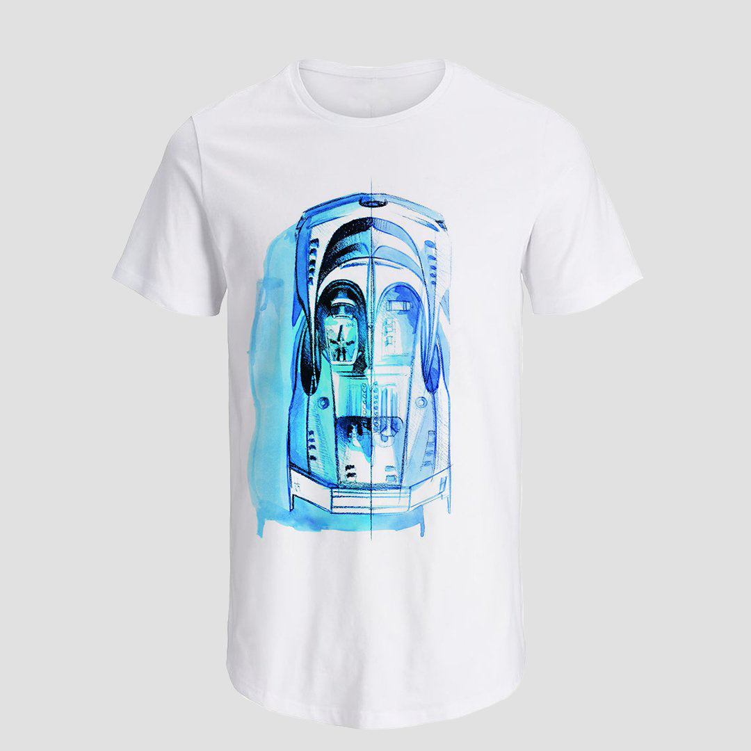 BUGATTI T-SHIRT VISION GT WHITE MAN