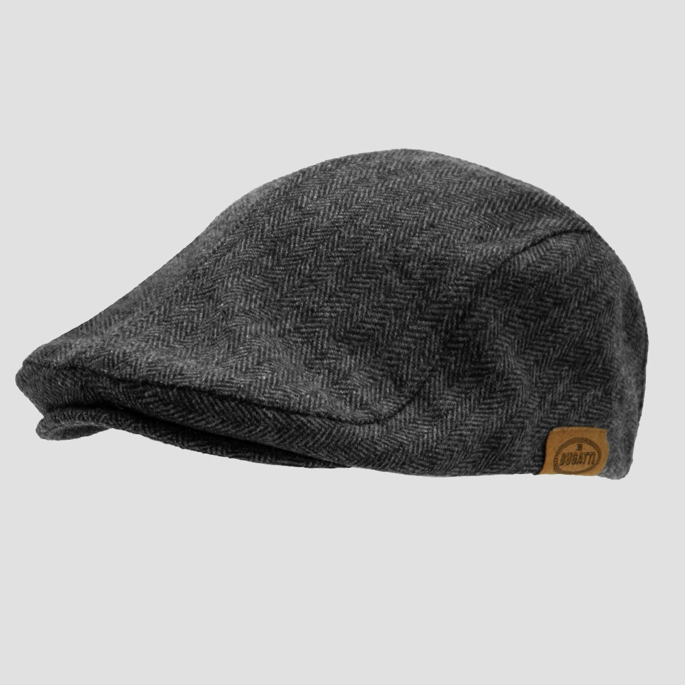 Clothing Bugatti Heritage Flat Cap Grey