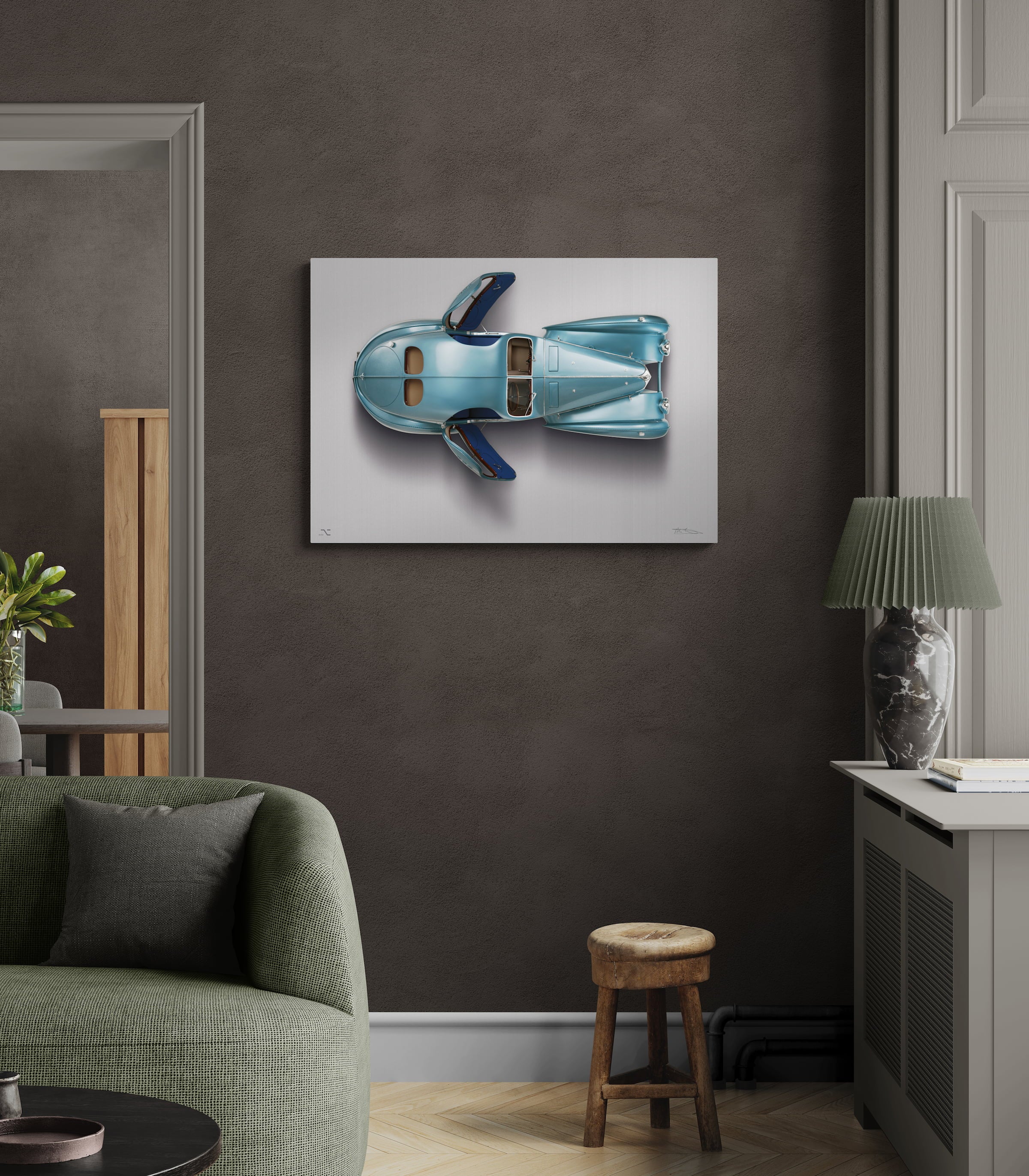 BUGATTI TYPE 57SC ATLANTIC - Overhead