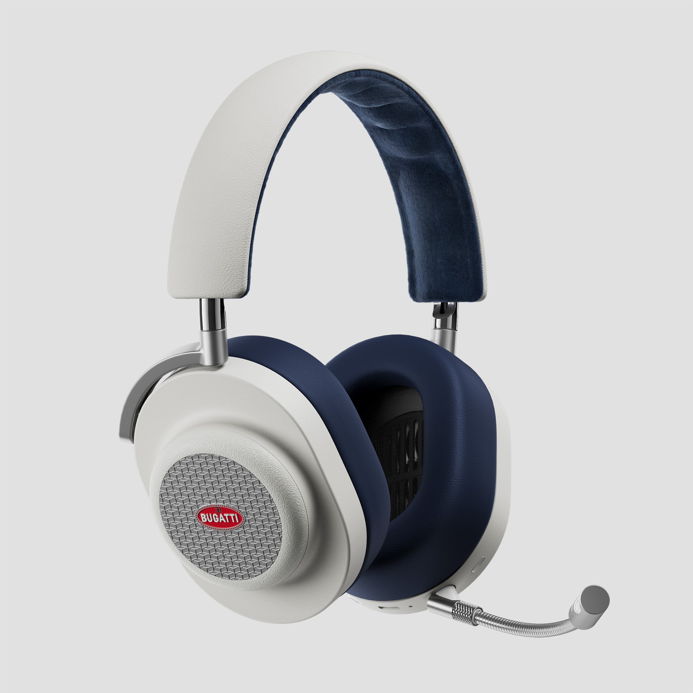 WIRELESS GAMING HEADPHONES IN BLANC & DEEP BLUE