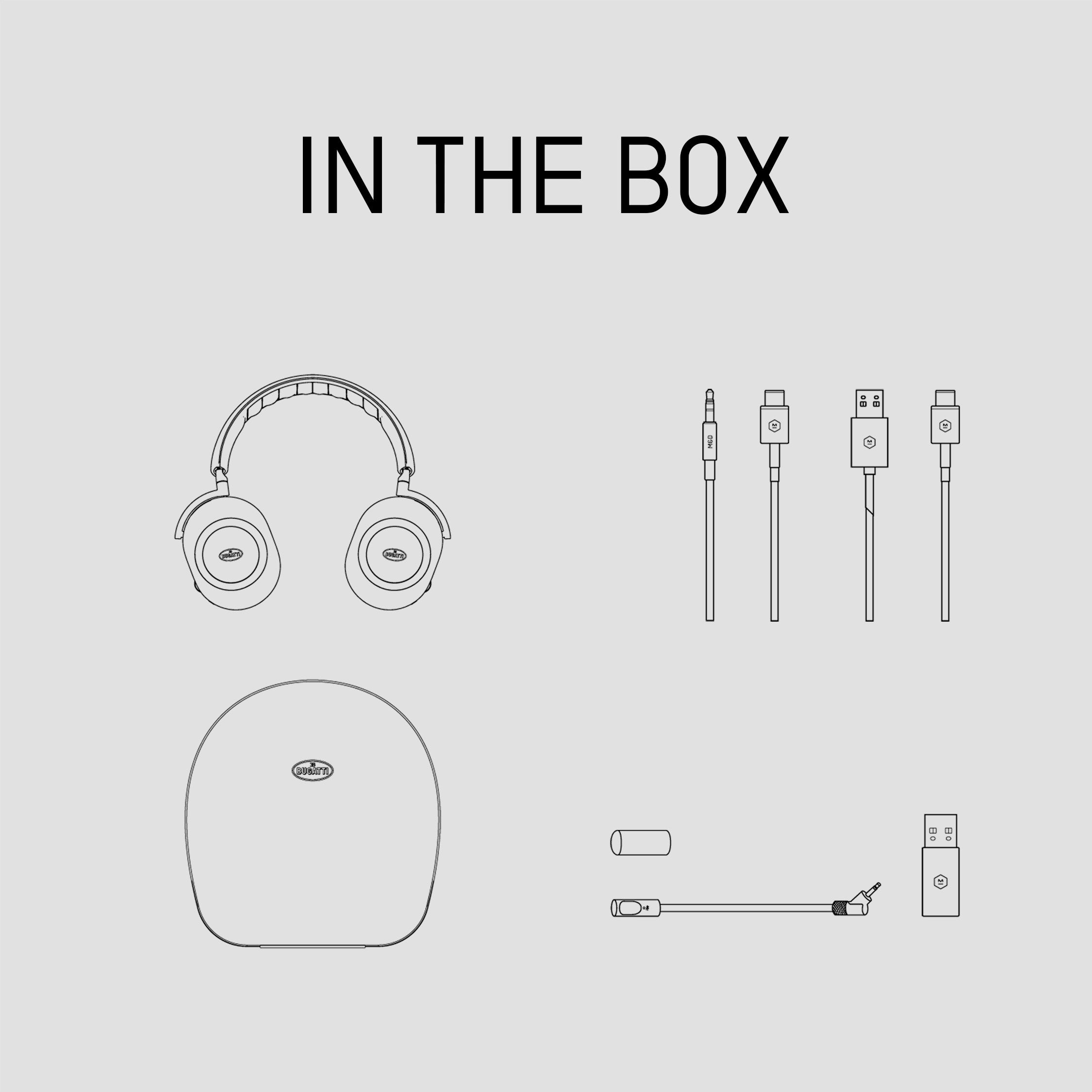 WIRELESS GAMING HEADPHONES IN BLANC & DEEP BLUE