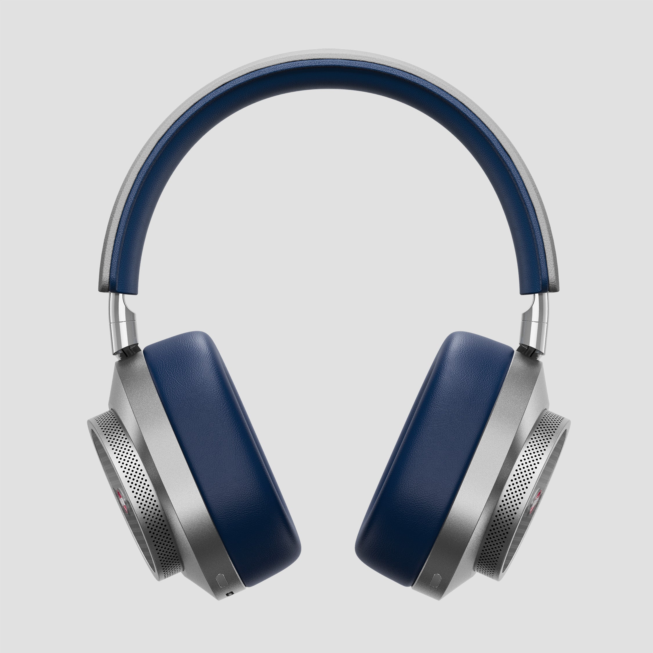 WIRELESS ACTIVE NOISE CANCELLING HEADPHONES IN BLANC & DEEP BLUE