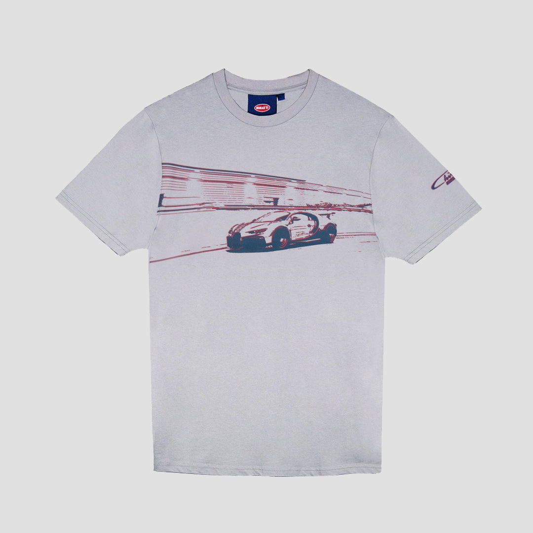 BUGATTI CHIRON PUR SPORT T-SHIRT GREY