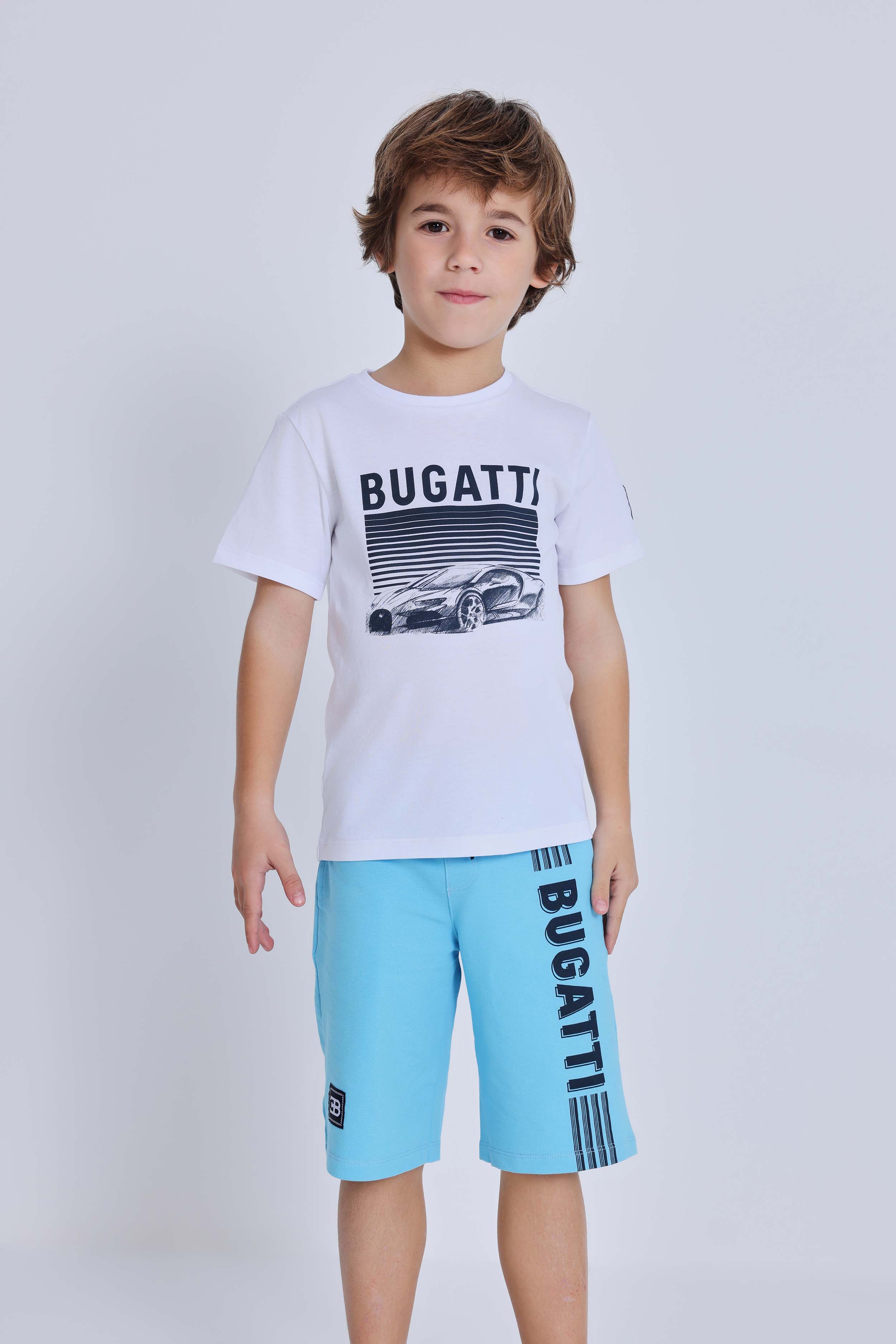 BUGATTI KIDS TOURBILLON SKETCH T-SHIRT WHITE