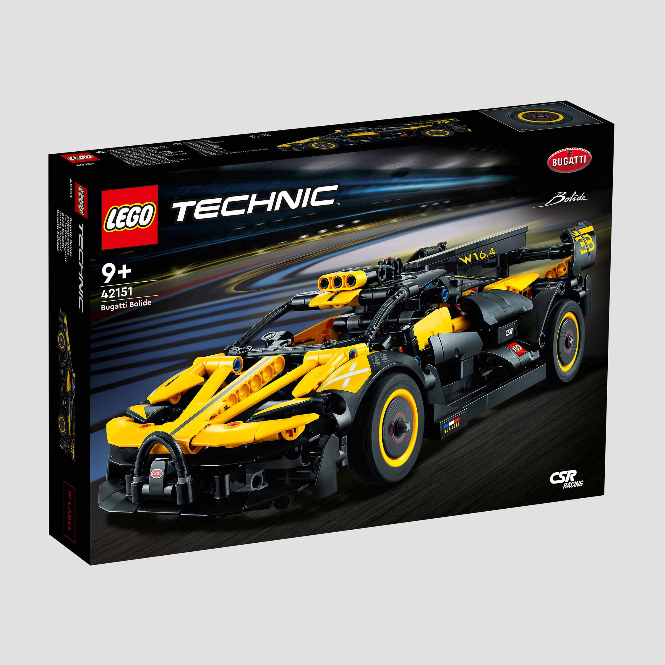 LEGO TECHNIC BUGATTI BOLIDE YELLOW