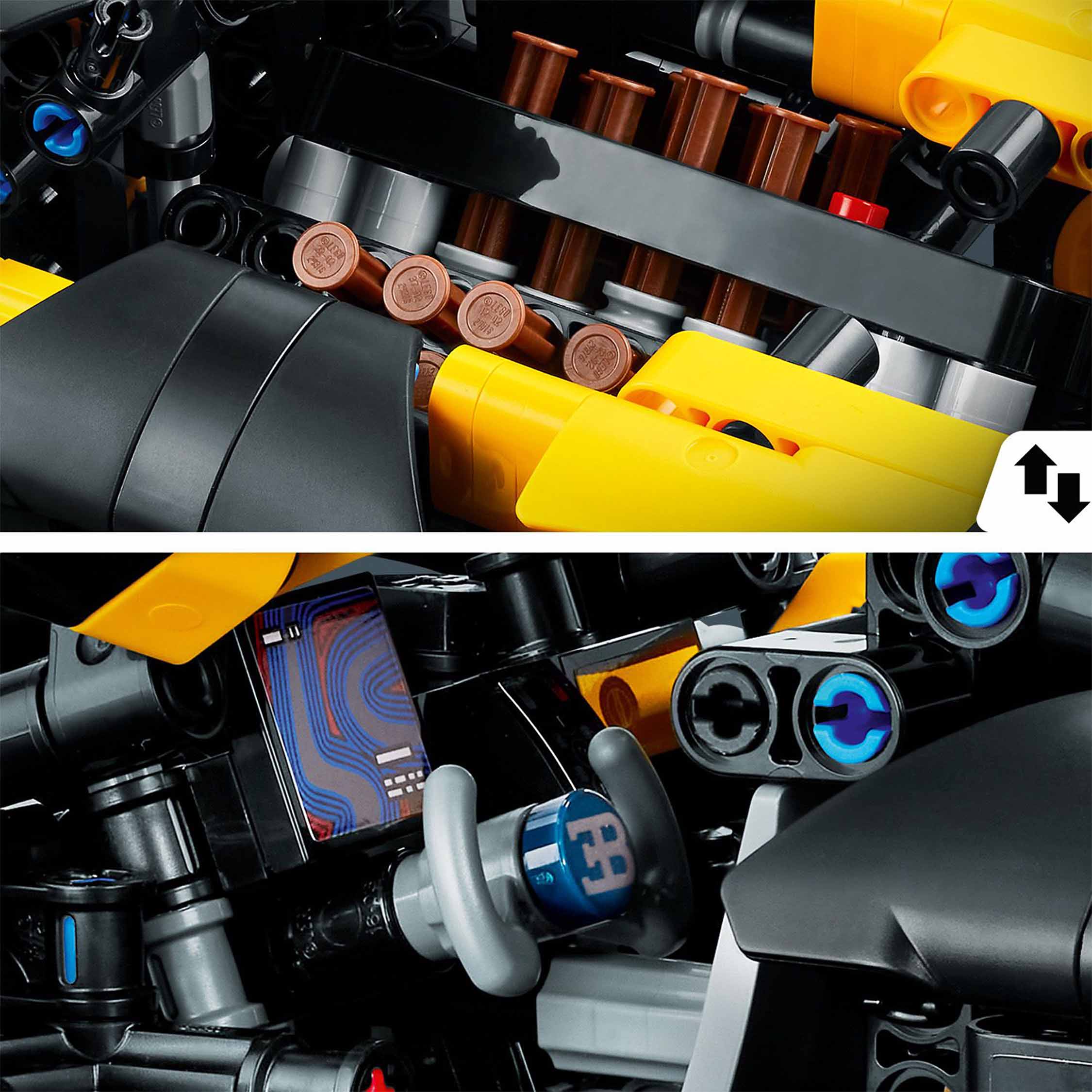 LEGO TECHNIC BUGATTI BOLIDE YELLOW