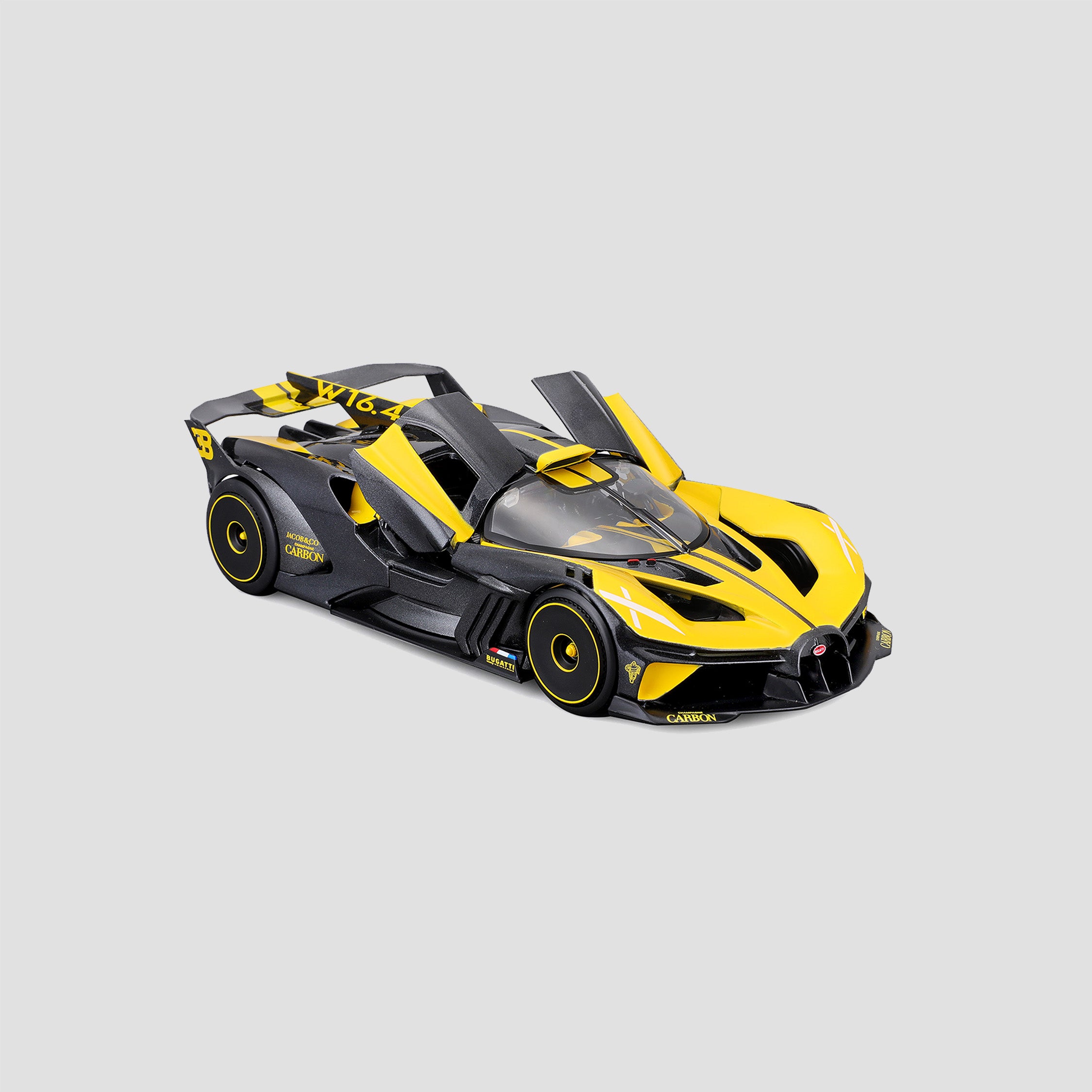 BUGATTI BOLIDE SCALE MODEL 1:24 YELLOW