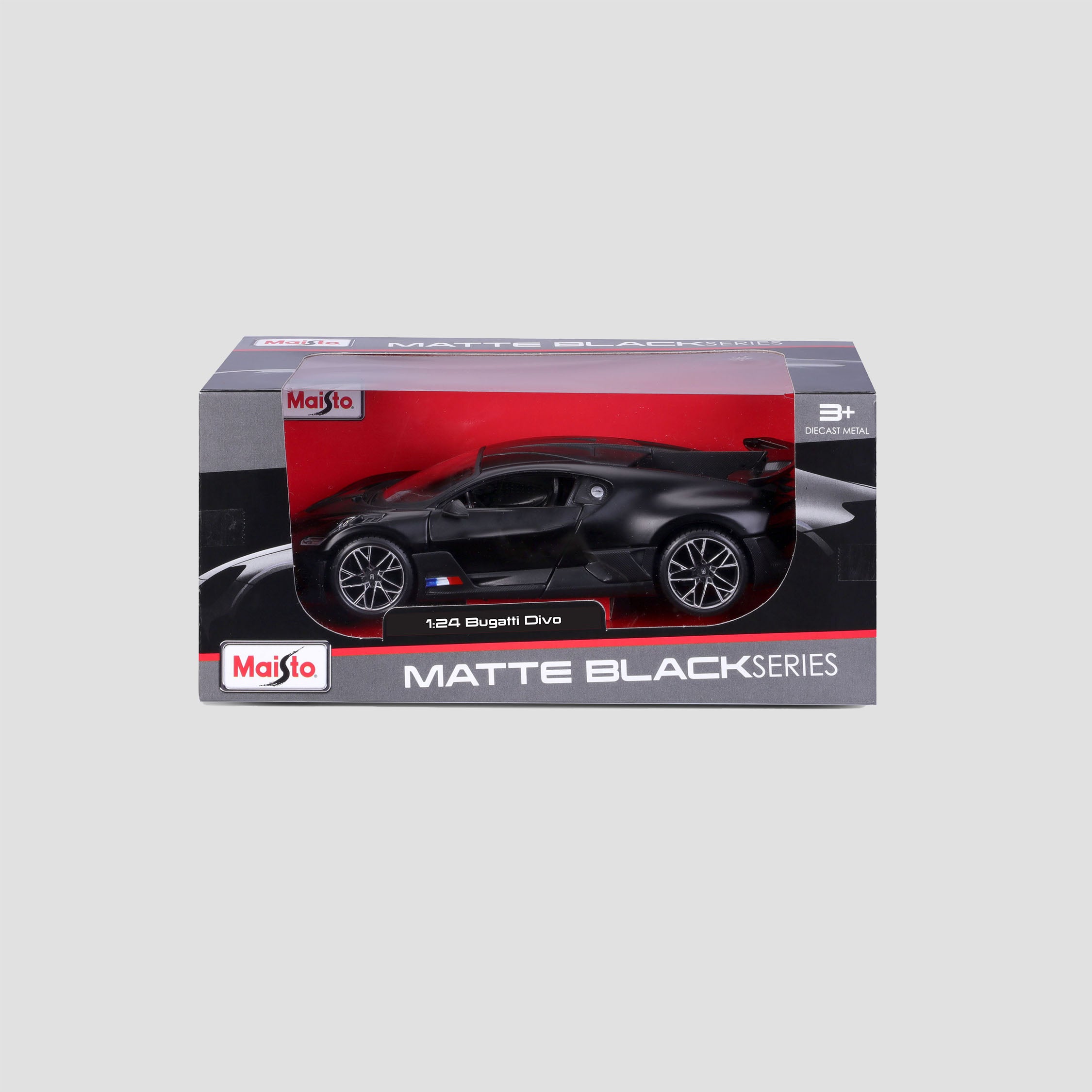 BUGATTI DIVO SCALE MODEL 1:24 MATTE BLACK