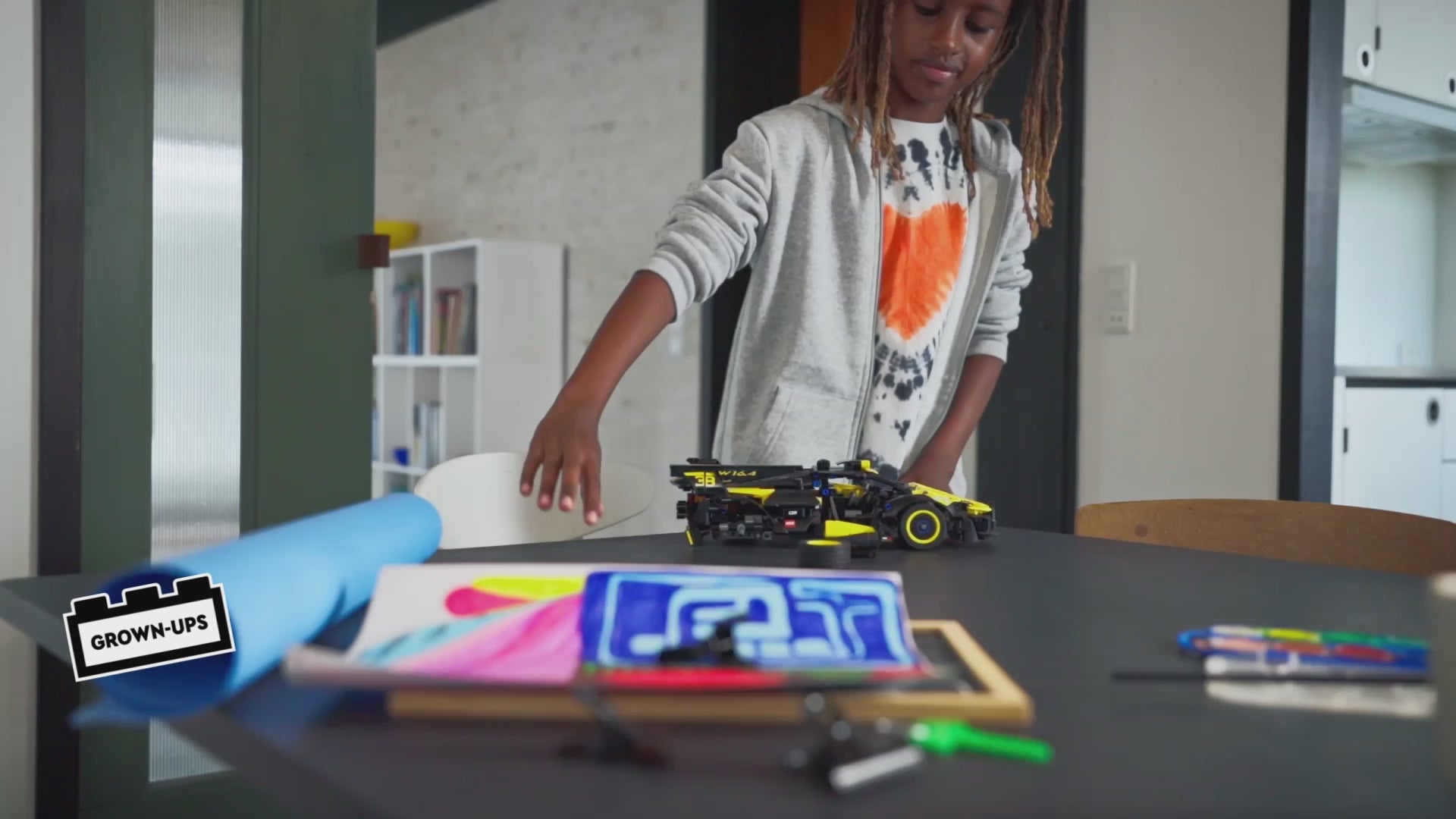 LEGO TECHNIC BUGATTI BOLIDE YELLOW