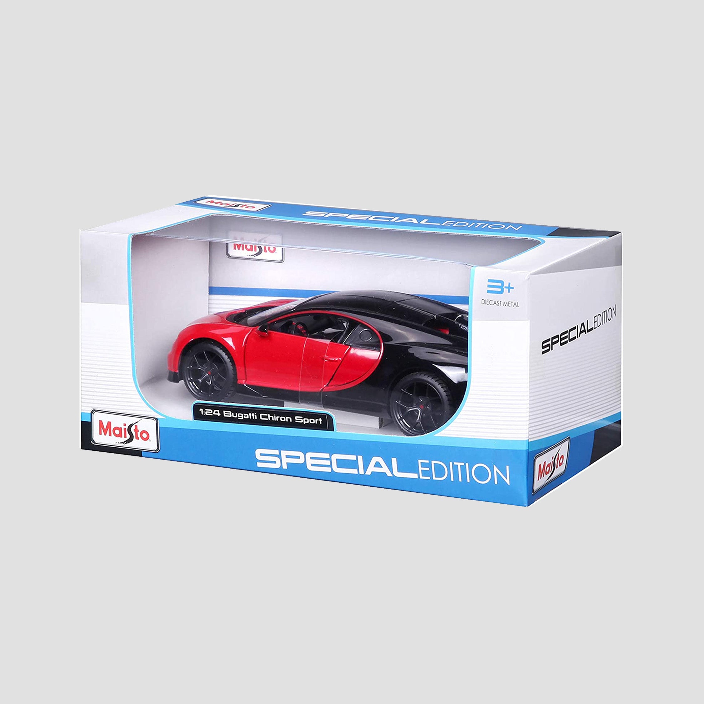 BUGATTI CHIRON SPORT SCALE MODEL 1:24 RED