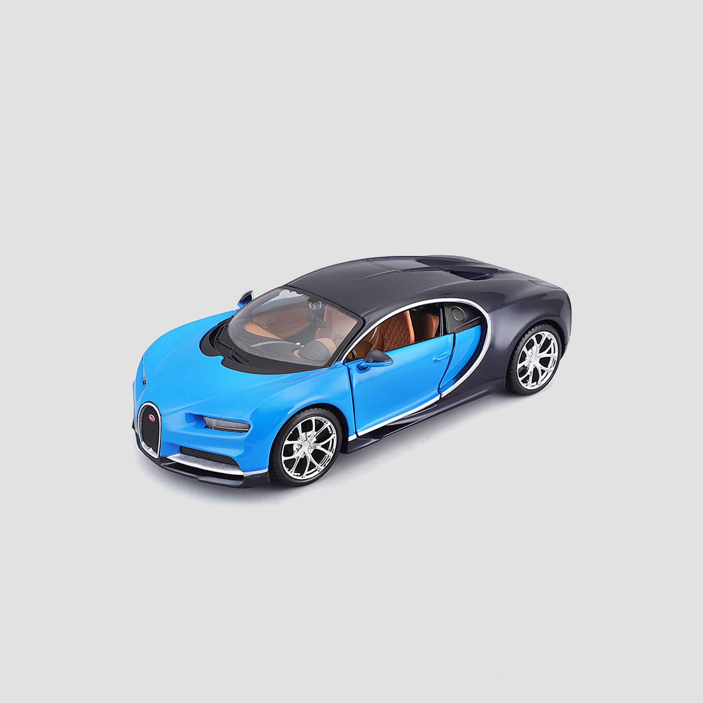 BUGATTI CHIRON SCALE MODEL BUILD KIT 1:24 BLUE