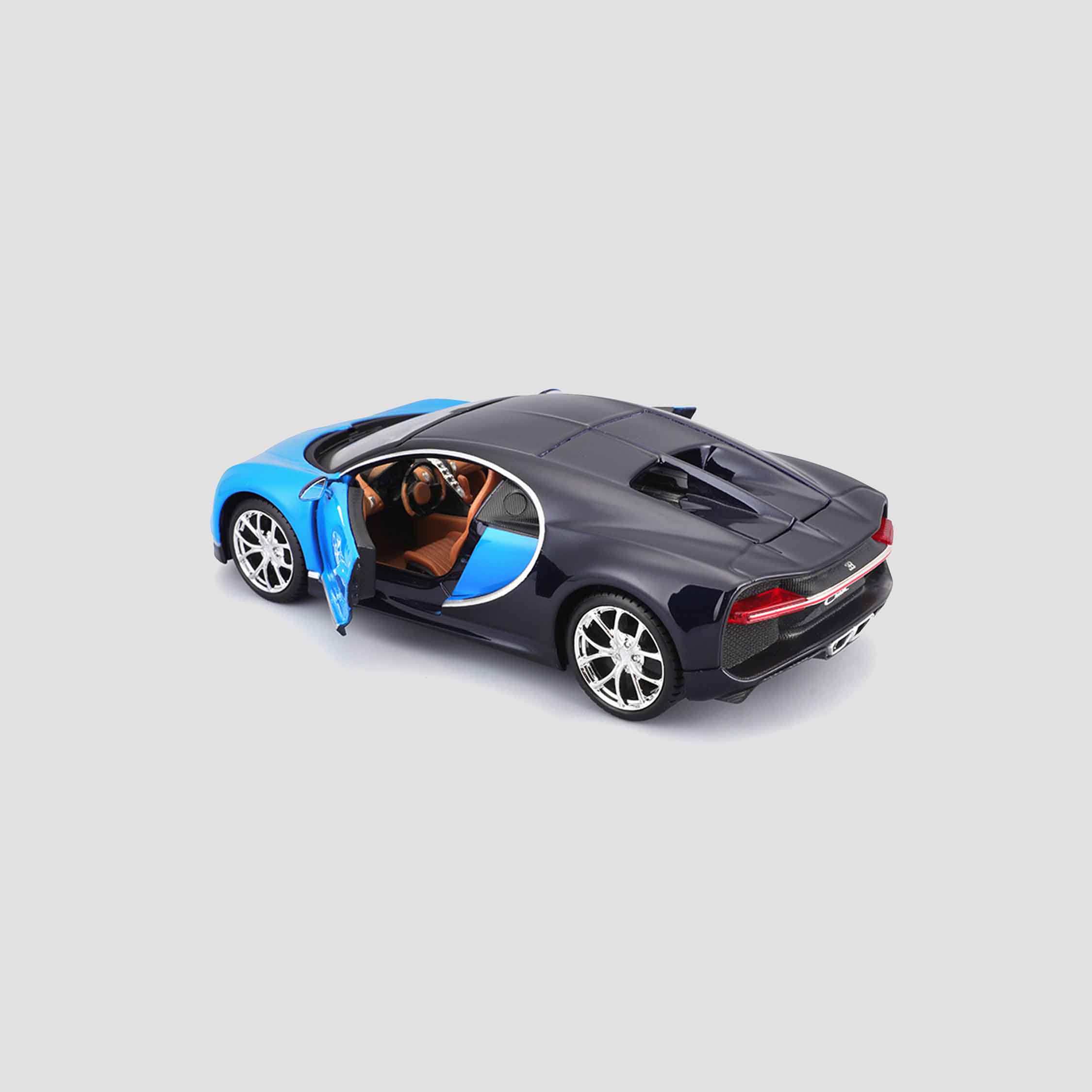 BUGATTI CHIRON SCALE MODEL BUILD KIT 1:24 BLUE