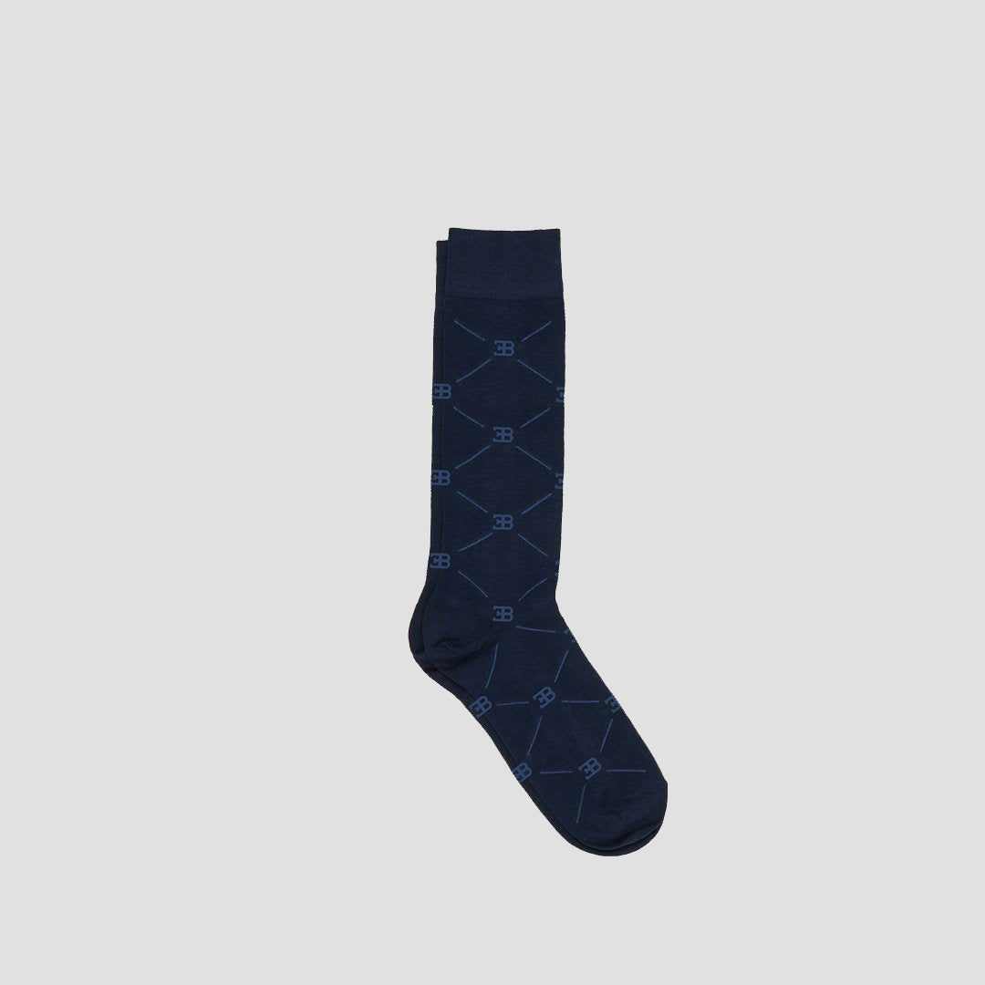 BUGATTI EB TEXTURE SOCKS BLUE