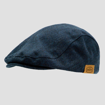 BUGATTI HERITAGE FLAT CAP BLUE