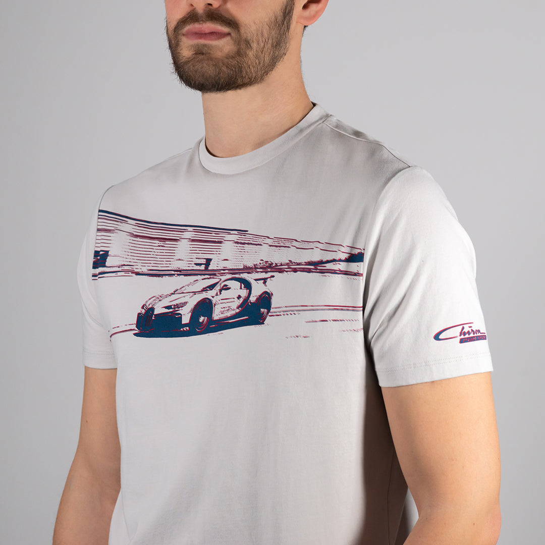 BUGATTI CHIRON PUR SPORT T-SHIRT GREY