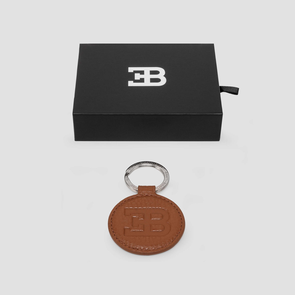 BUGATTI LEATHER EB KEY RING