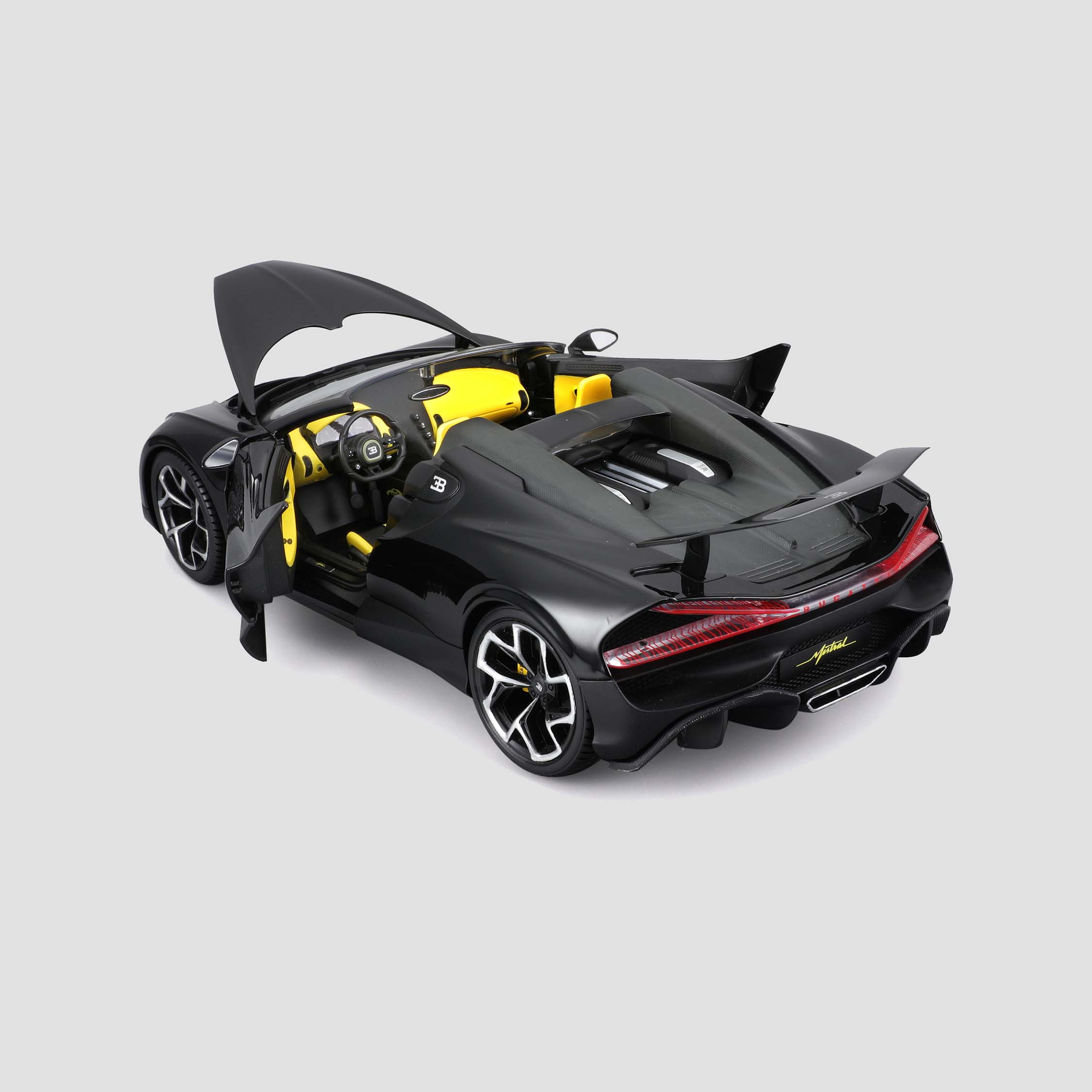 BUGATTI MISTRAL SCALE MODEL 1:18 BLACK