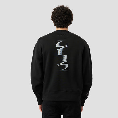 ABSTRACT GRAPHIC OVERSIZED SWEATSHIRT