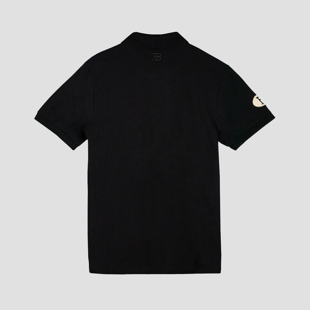 BUGATTI HERITAGE POLO 57 SHORT SLEEVE BLACK