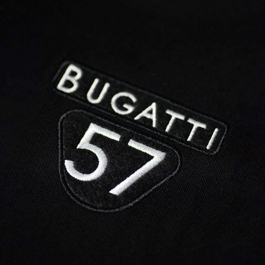 BUGATTI HERITAGE POLO 57 SHORT SLEEVE BLACK
