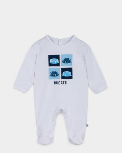 BUGATTI KIDS 3 PIECE BABY SET IN WHITE