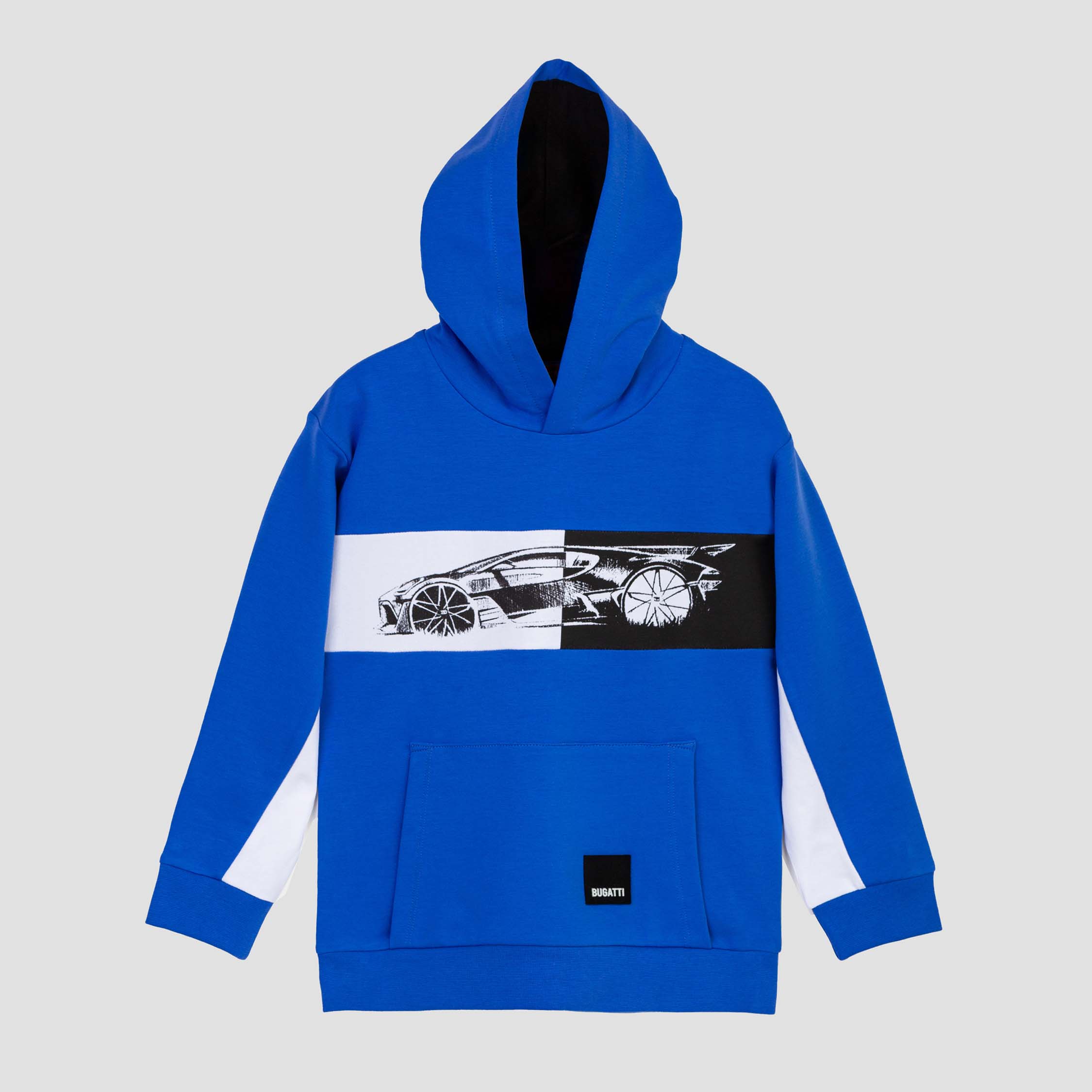 BUGATTI KIDS DIVO SKETCH BLUE HOODIE