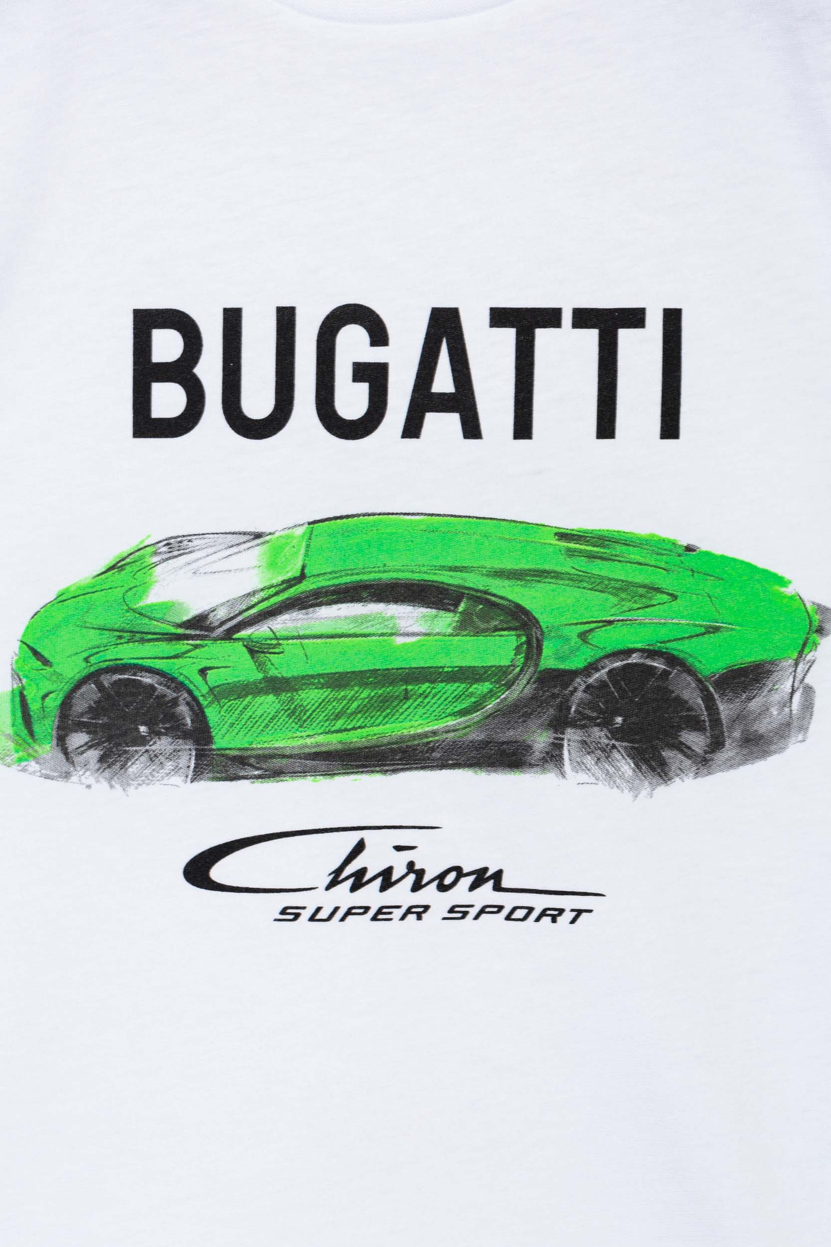 BUGATTI KIDS GREEN CHIRON SUPERSPORT T-SHIRT