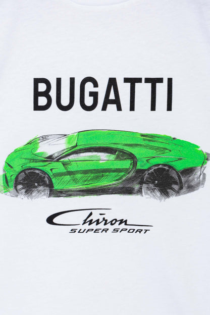 BUGATTI KIDS GREEN CHIRON SUPERSPORT T-SHIRT