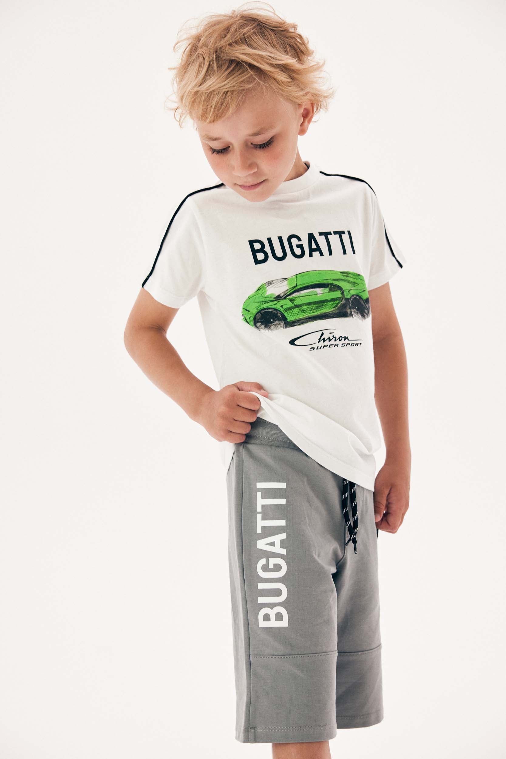 BUGATTI KIDS GREEN CHIRON SUPERSPORT T-SHIRT