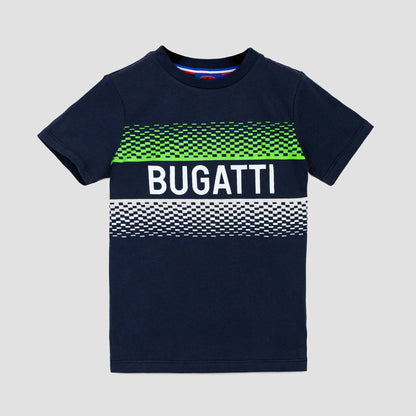 BUGATTI KIDS LARGE LOGO T-SHIRT NAVY
