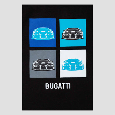 BUGATTI KIDS POP ART T-SHIRT BLACK