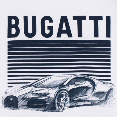 BUGATTI KIDS TOURBILLON SKETCH T-SHIRT WHITE