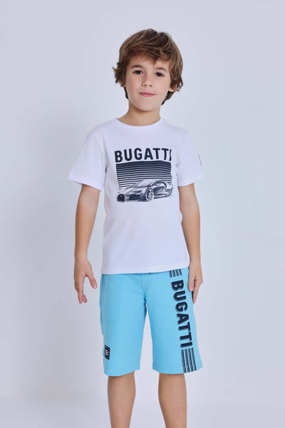 BUGATTI KIDS TOURBILLON SKETCH T-SHIRT WHITE