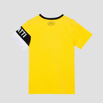 BUGATTI KIDS TOURBILLON SKETCH T-SHIRT YELLOW