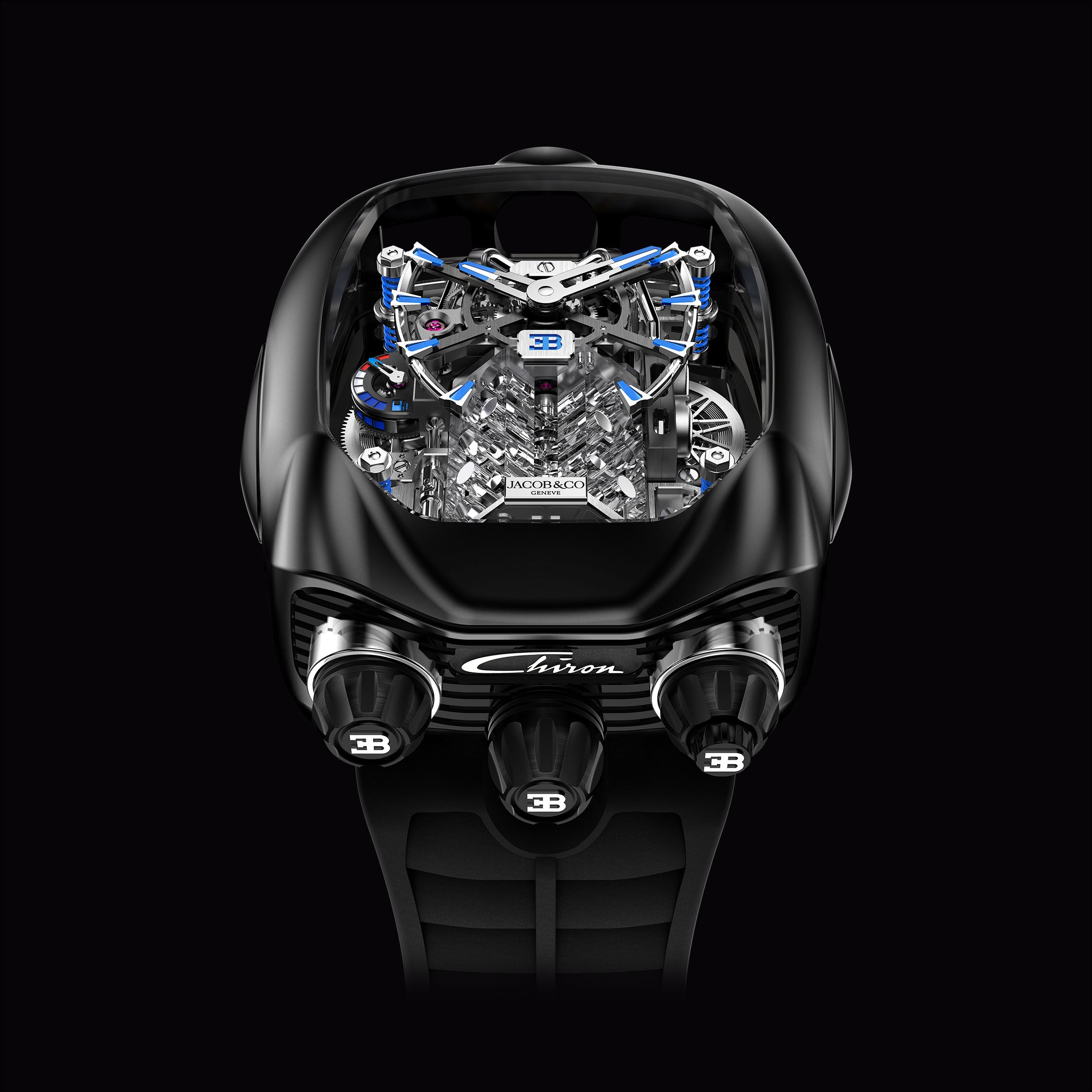 JACOB & CO X BUGATTI CHIRON TOURBILLON LUXURY WATCH