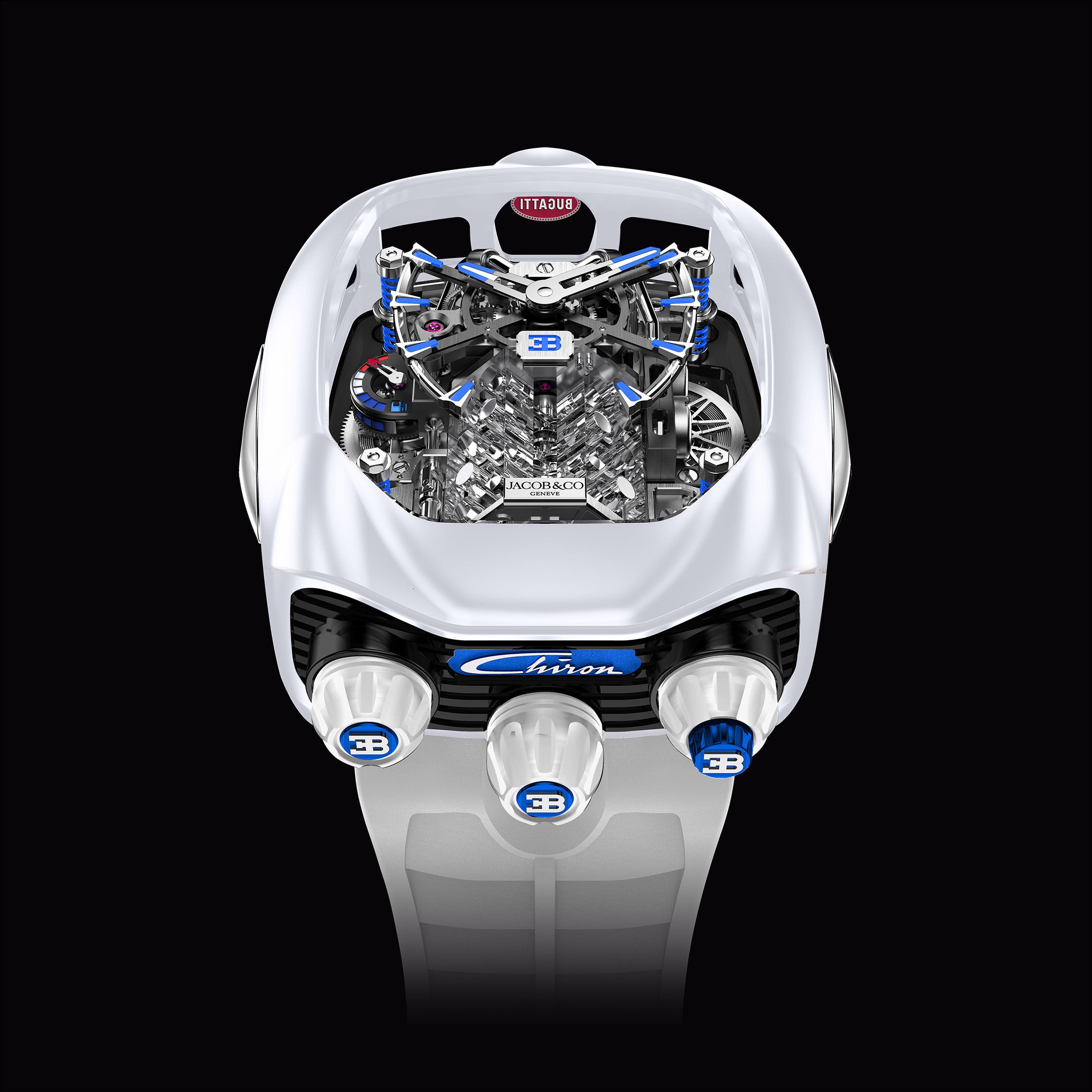 JACOB & CO X BUGATTI CHIRON TOURBILLON LUXURY WATCH