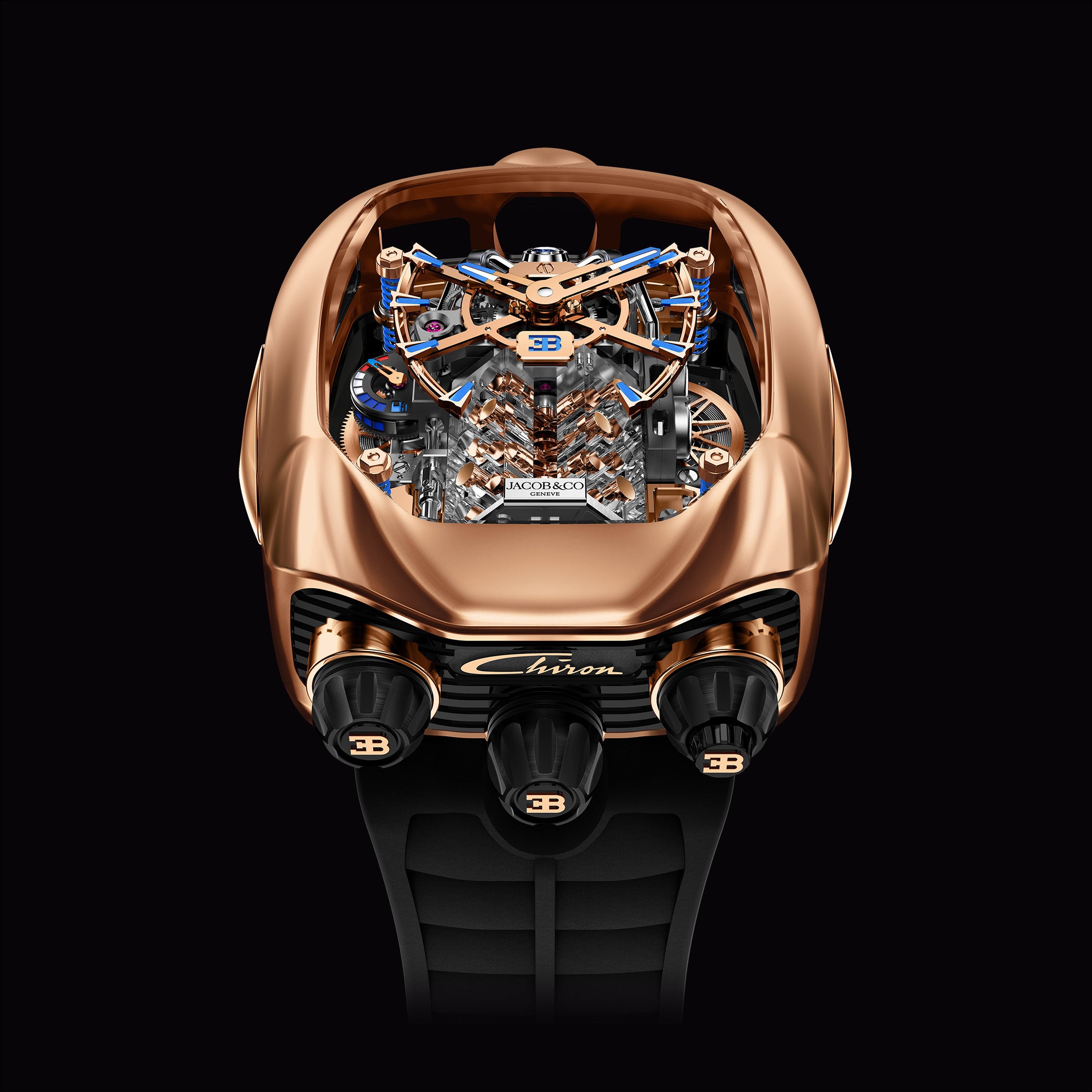 JACOB & CO X BUGATTI CHIRON TOURBILLON LUXURY WATCH