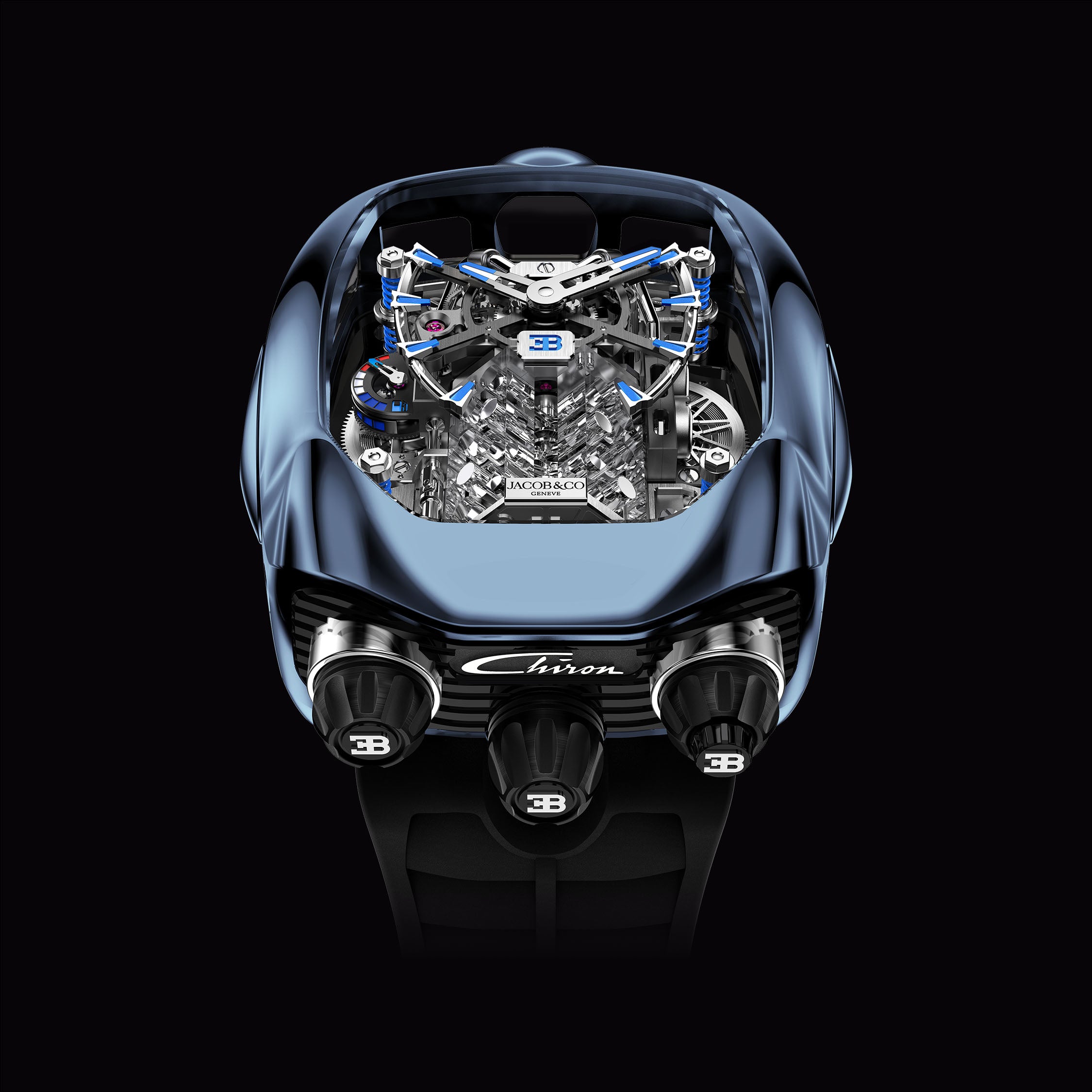 JACOB & CO X BUGATTI CHIRON TOURBILLON LUXURY WATCH