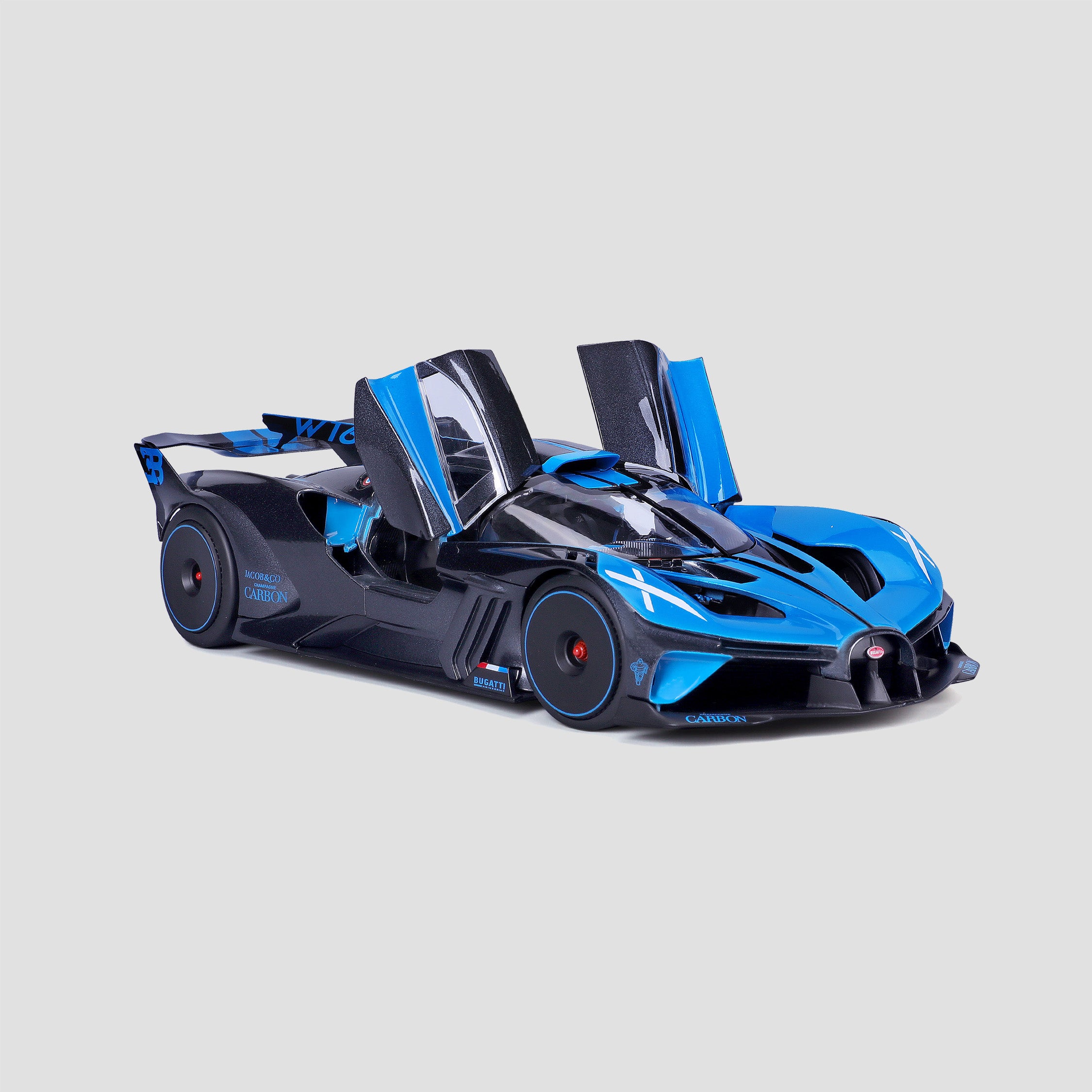 BUGATTI BOLIDE SCALE MODEL 1:18 BLUE