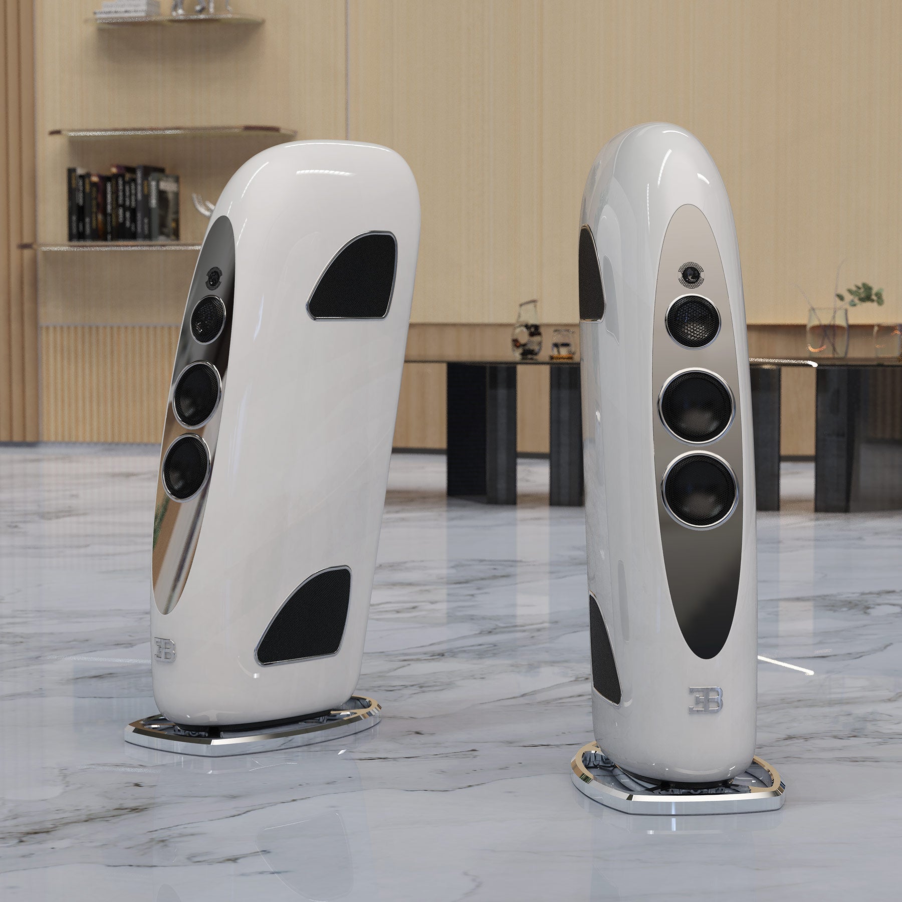 TIDAL FOR BUGATTI LUXURY BESPOKE LOUD SPEAKERS - THE "ROYALE" SERIES